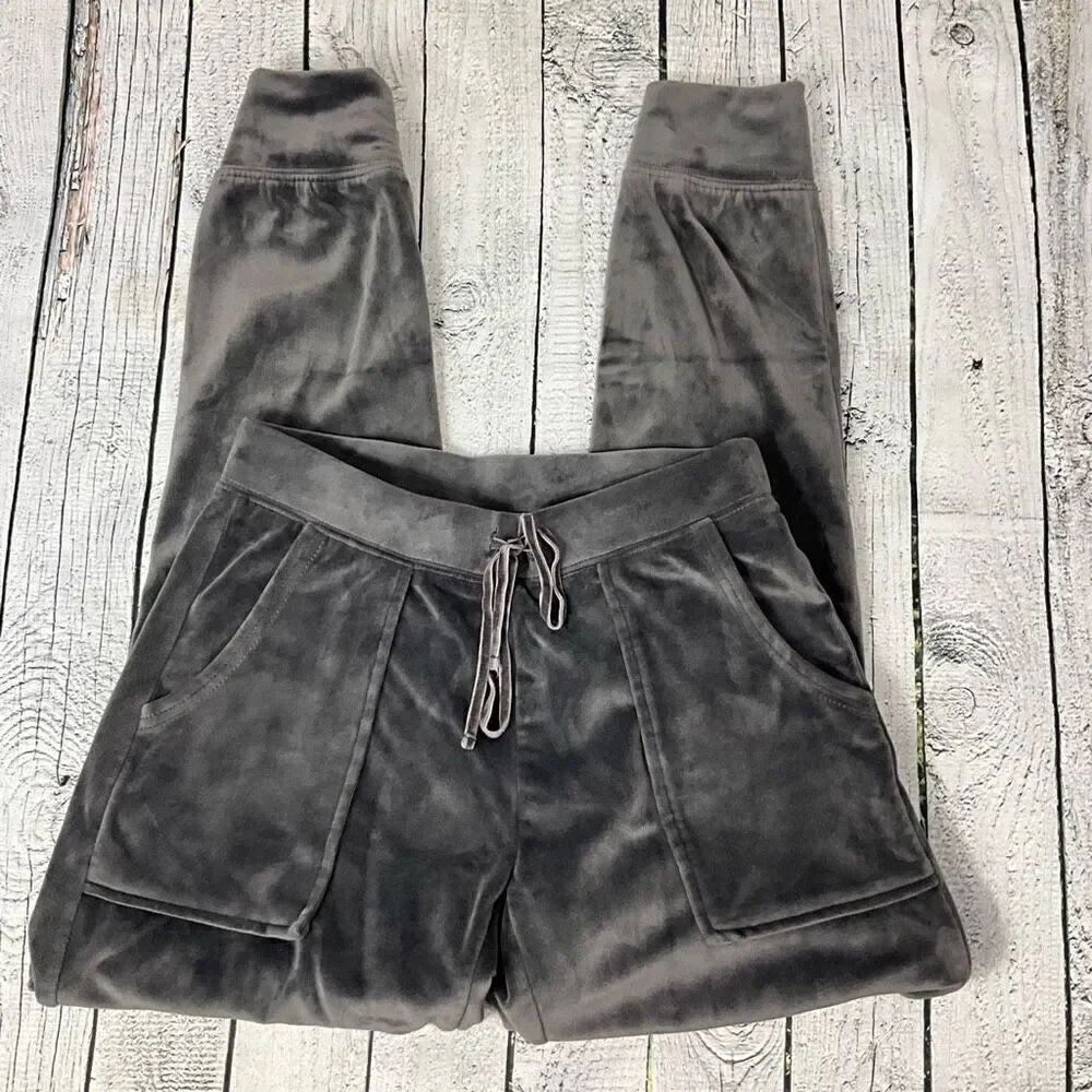 CYNTHIA ROWLEY Velour Joggers